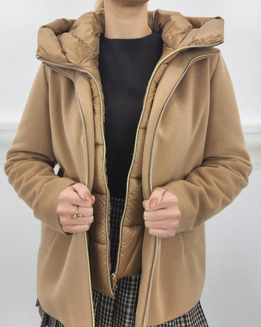 GIACCONE IMBOTTITO IN PANNO SOFT -