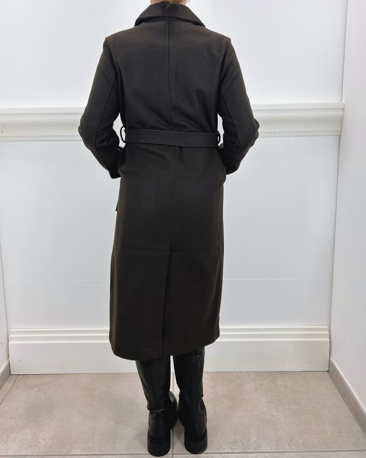 CAPPOTTO LUNGO CON CINTURA