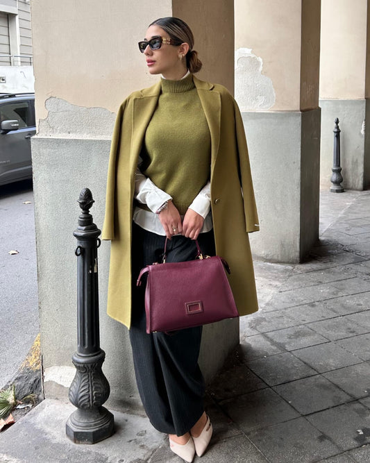 CAPPOTTO MONOPETTO IN DOUBLE
