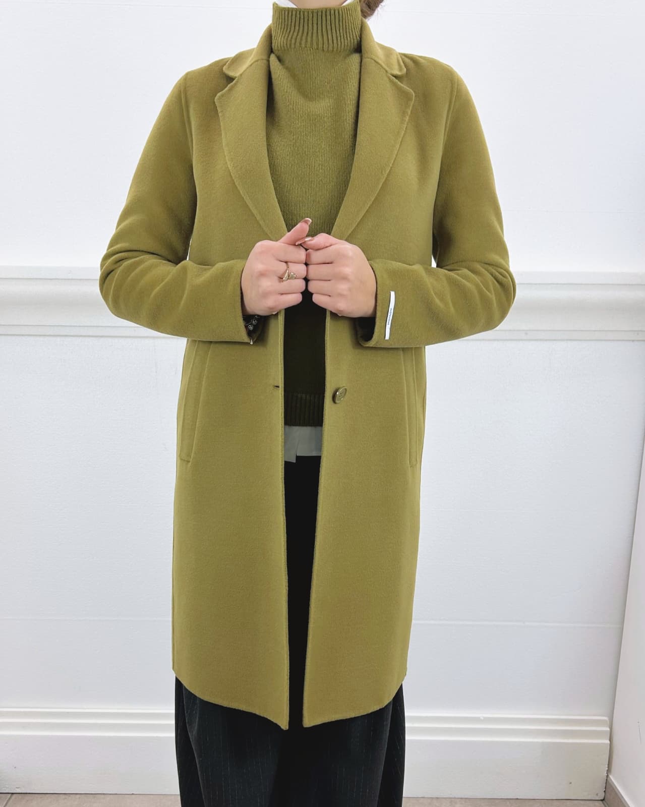 CAPPOTTO MONOPETTO IN DOUBLE