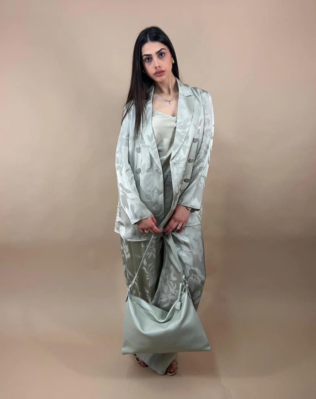 PANTALONI PALAZZO CON FANTASIA FLOREALE