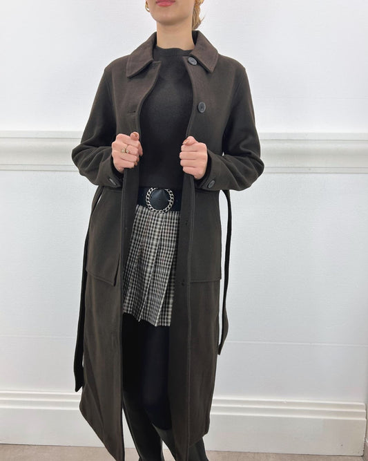 CAPPOTTO LUNGO CON CINTURA